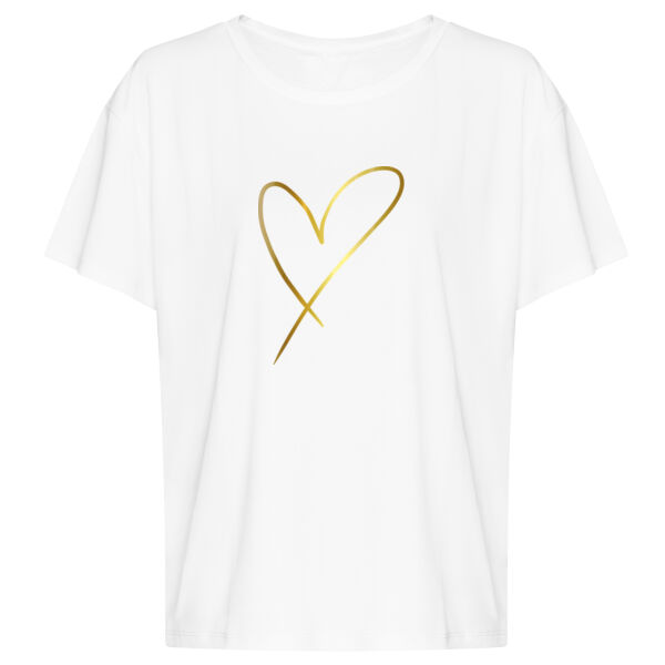 Back Cut out Heart T-shirt  Thumbnail
