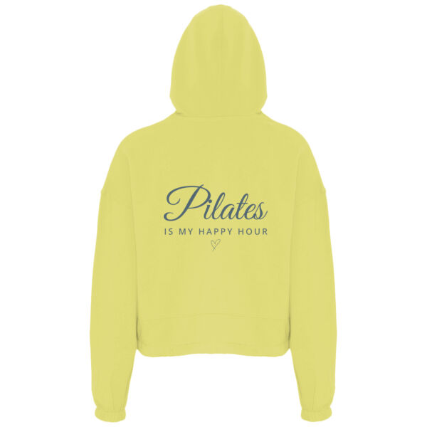 Pilates is my happy hour - Cropped Hoodie  Thumbnail