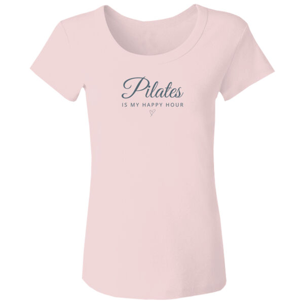 Women's Fitted T-Shirt Pilates is my Happy Hour  Thumbnail