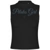 Women's high neck crop vest Thumbnail