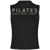 Women's high neck crop vest Thumbnail